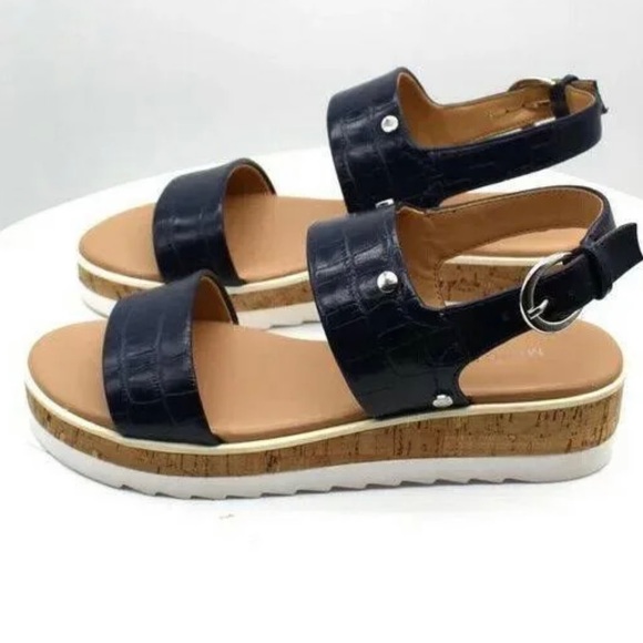 Marc Fisher Sport Wedges - Gordy, Dark Blue, 9 - Picture 7 of 16